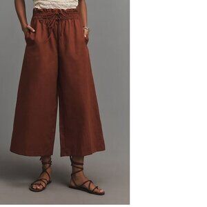 Anthropologie Brown Straight Leg Pants
